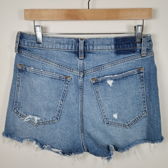 Abercrombie & Fitch High Rise Mom Shorts Size 28/6 - Picture 6 of 9